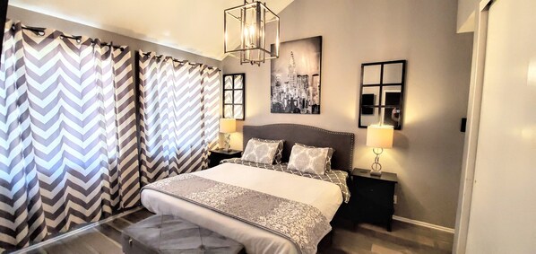 3 bedrooms, iron/ironing board, travel crib, free WiFi