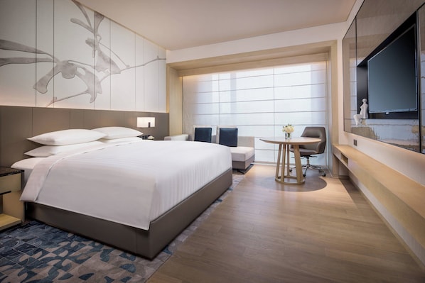 Minibar, in-room safe, desk, blackout curtains