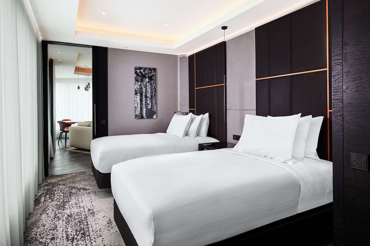 Suite, 2 Bedrooms | Living area | LCD TV