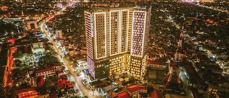 Overnatningsstedets facade