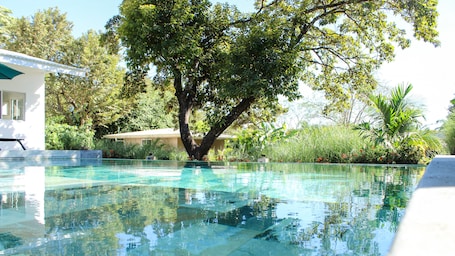 Outdoor pool, an infinity pool