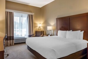 Habitación, 1 cama de matrimonio grande, accesible para personas con discapacidad, no fumadores | Escritorio, espacio para trabajar con un portátil, cortinas opacas