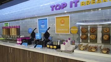 Free daily buffet breakfast