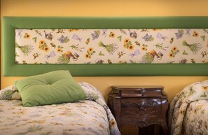 Family Quadruple Room, 1 Bedroom, Private Bathroom, Garden View (La Ginestra) | Desk, blackout drapes, soundproofing, cribs/infant beds