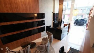 Sitteområde i lobbyen