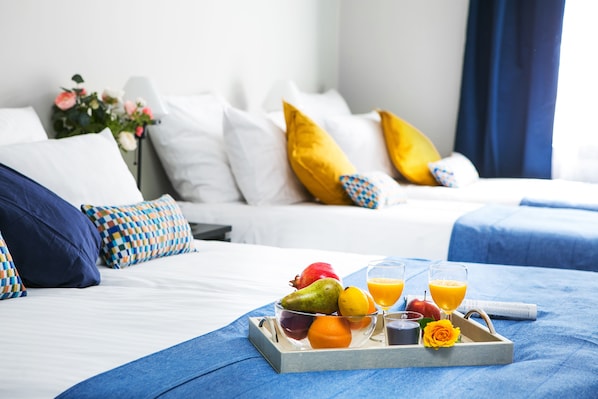 Apartemen Superior, 2 kamar tidur, dapur, pemandangan kebun | Seprai premium, brankas, dan didekorasi berbeda-beda