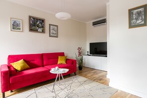 Suite Affaires, 2 chambres, vue ville | Salle de séjour