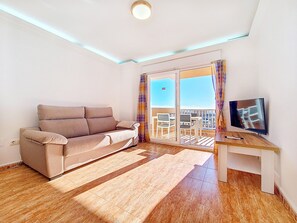 Televisión y reproductor de DVD 