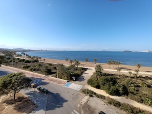 Vlak bij het strand