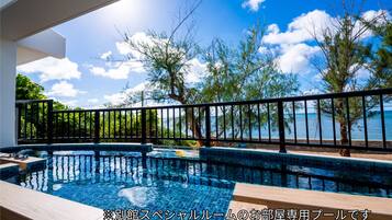 Vila luxo, cozinha, vista para o oceano (Special Room) | Terraço/pátio