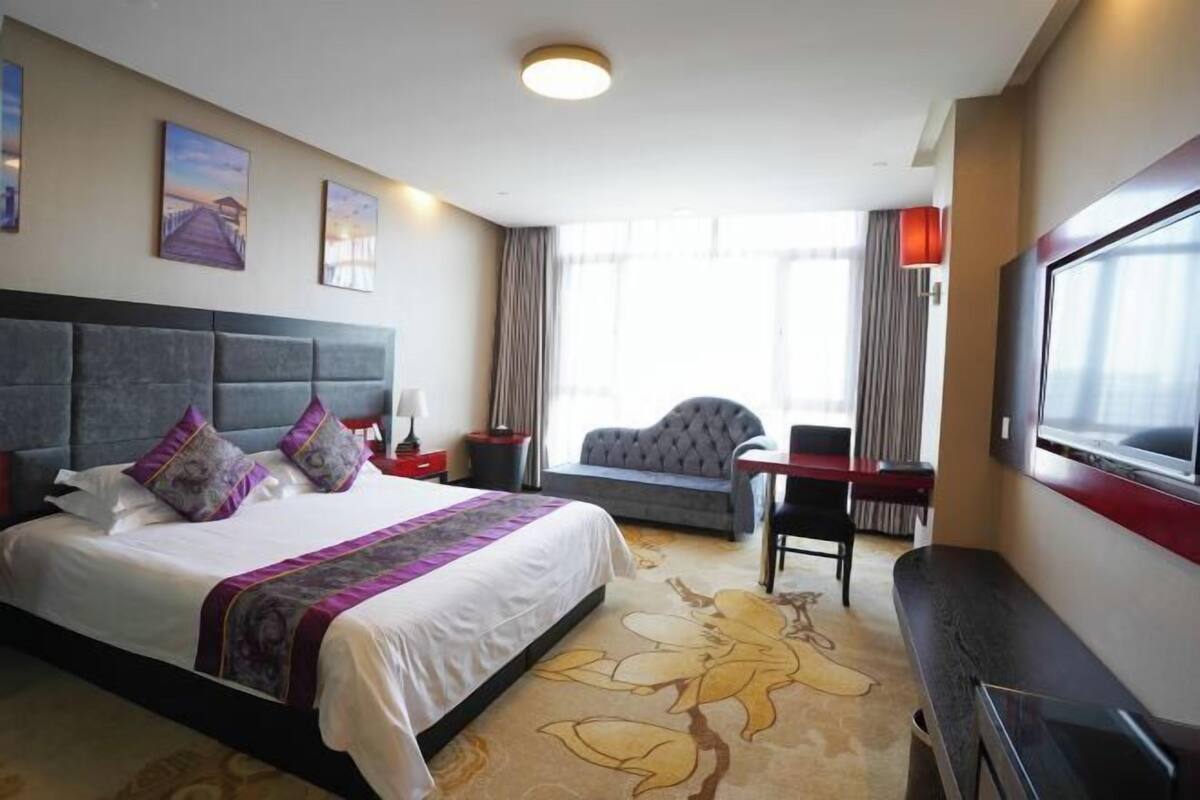 Minibar, desk, blackout curtains, iron/ironing board (on request)