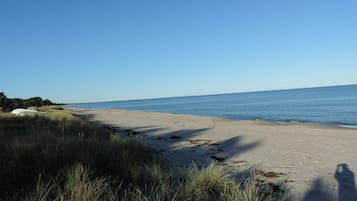 Tæt på stranden