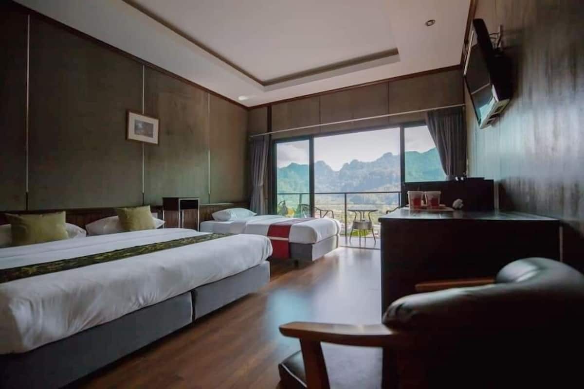 Deluxe-Zweibettzimmer | Minibar, Verdunkelungsvorhänge, kostenloses WLAN