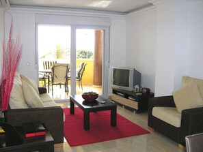 Apartment rental with modern living room in Playa Principe