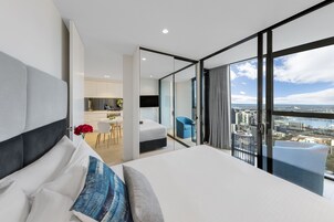 One Bedroom Sky Apartment	 | In-room safe, soundproofing, iron/ironing board, cribs/infant beds