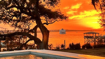 Uitzicht op het meer