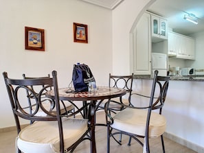 Dining - Ground floor apartment with large patio, communal pool (Mar de Cristal)