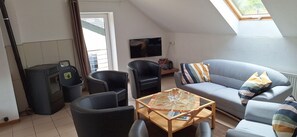 電視、壁爐、書籍