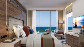 Sábanas de algodón egipcio, ropa de cama de alta calidad y minibar