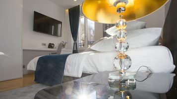 Standard Queen Room | 1 Schlafzimmer, Bettwäsche aus ägyptischer Baumwolle, Zimmersafe