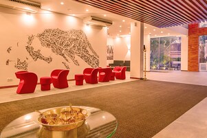 Sala de estar en el lobby