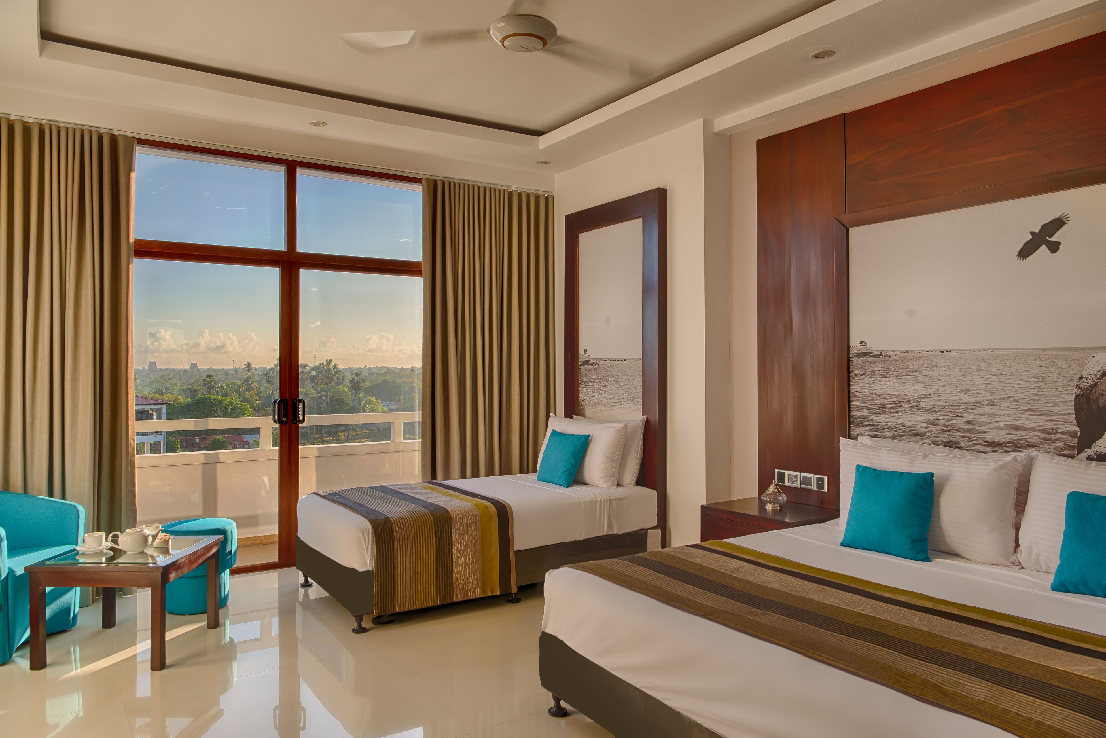 family triple room | minibar, in-room safe, desk, laptop workspace