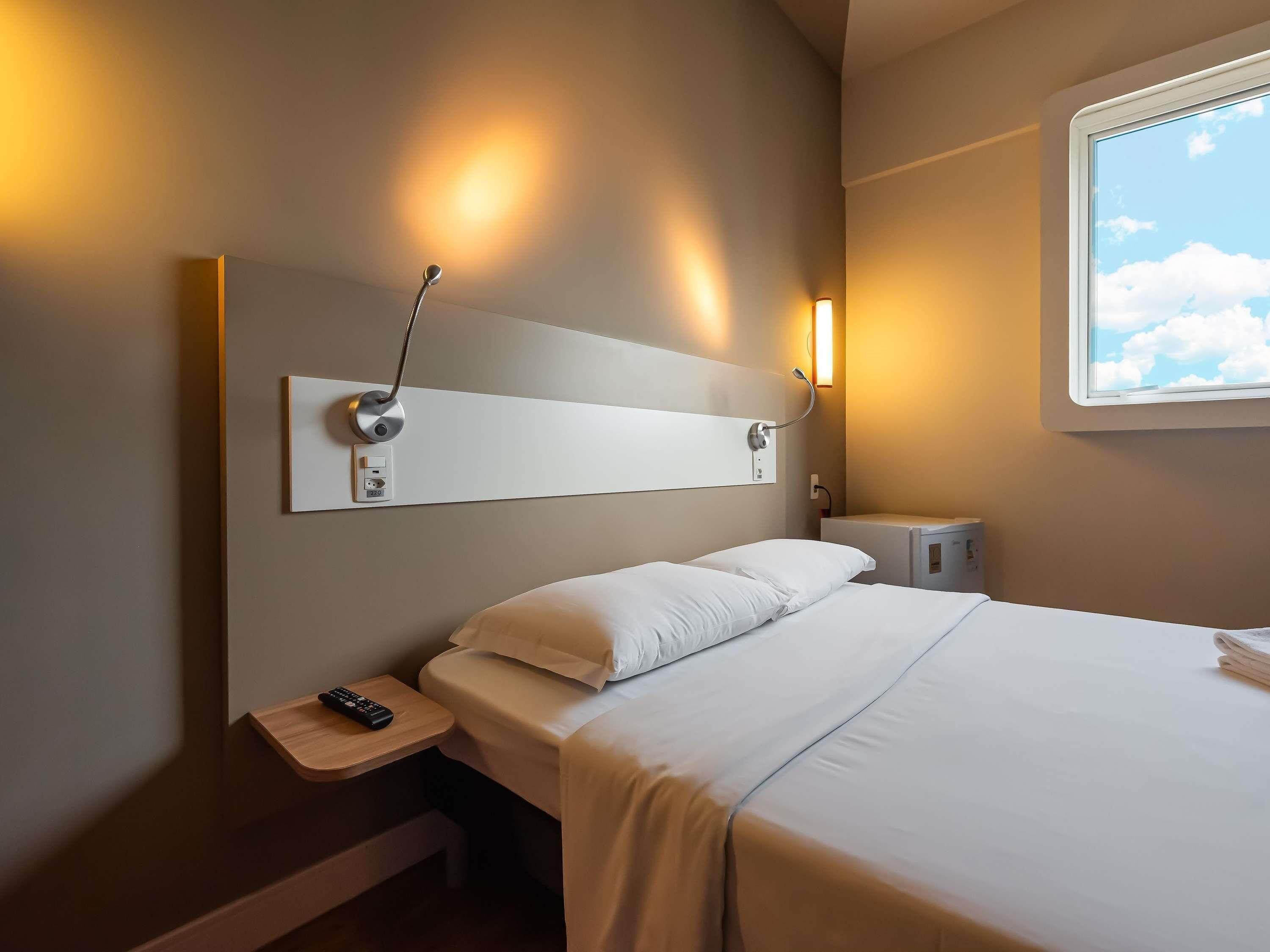 Blackout drapes, soundproofing, free WiFi, bed sheets