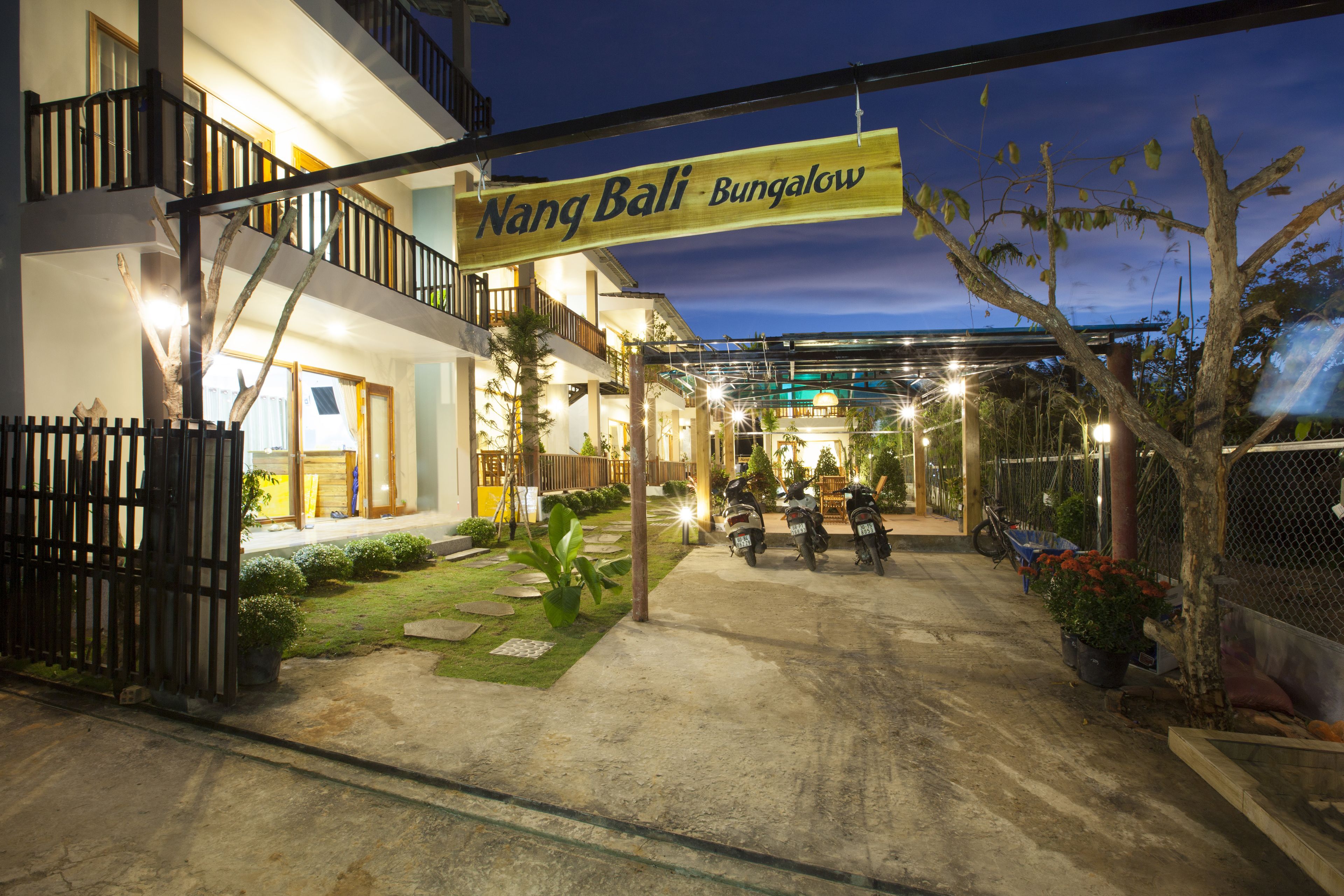 front of property – evening/night