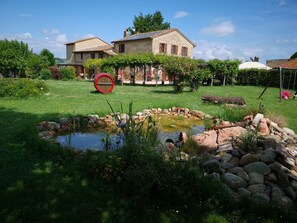 Blick von der Unterkunft