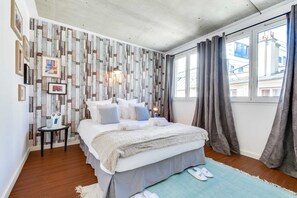 4 chambres, fer et planche à repasser, Wi-Fi gratuit, draps fournis