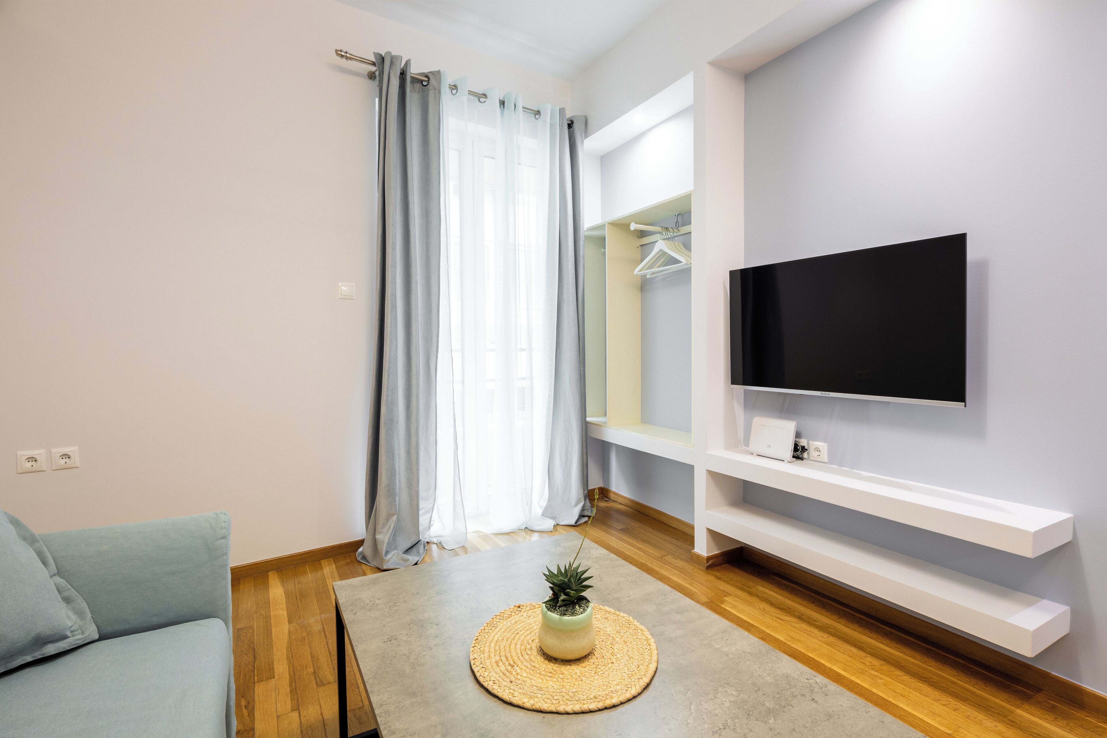 Apartment, 1 Bedroom, Balcony, City View | Desk, soundproofing, iron/ironing board, free cots/infant beds