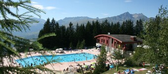 Arcs 1800, charming studio 4 people, south-west expo, terrace, panoramic view.