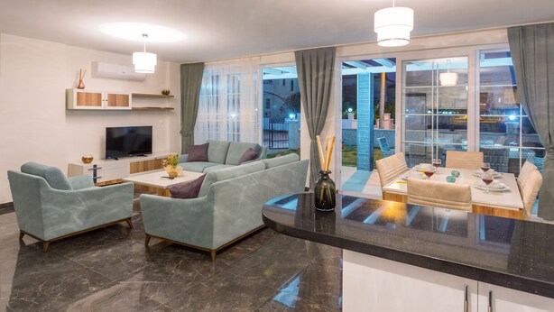 Living area - Tala Villa Calis 2 (Fethiye)
