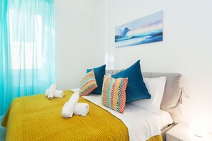 Suite, 2 dormitoris (Cassiopea) | Caixa forta a l'habitació i escriptori