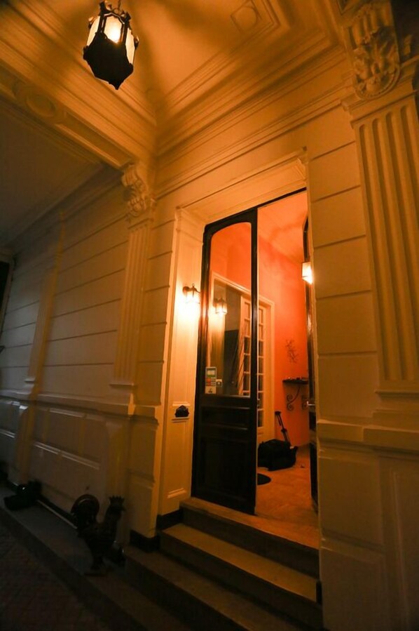 Front of property – evening/night
