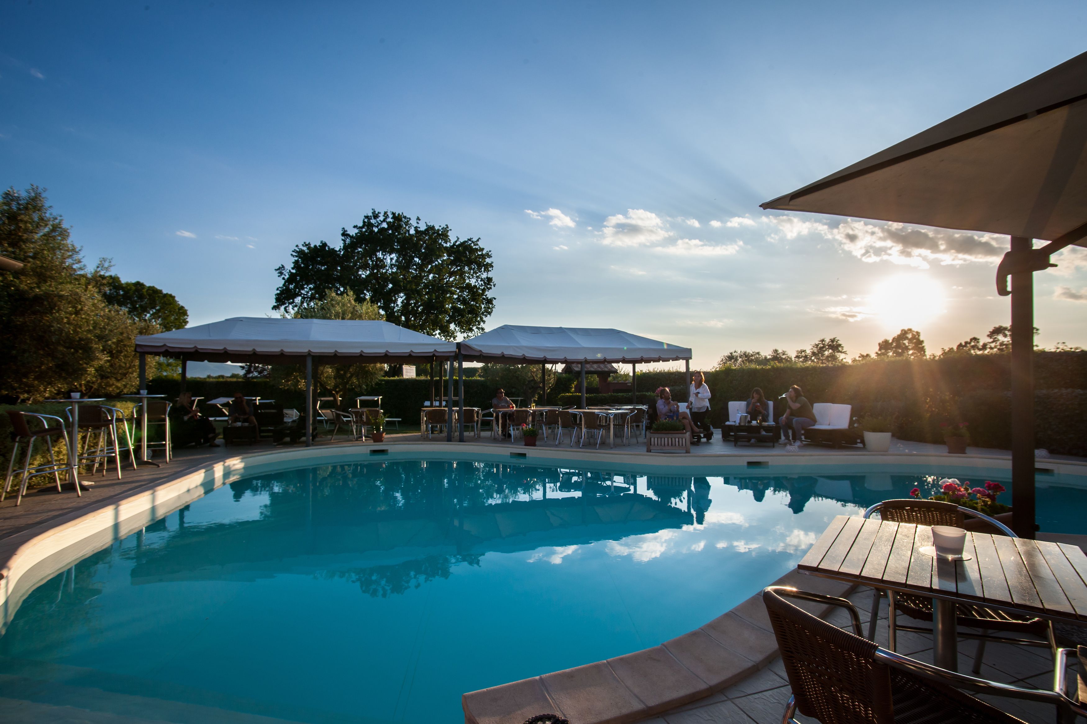 Seasonal outdoor pool