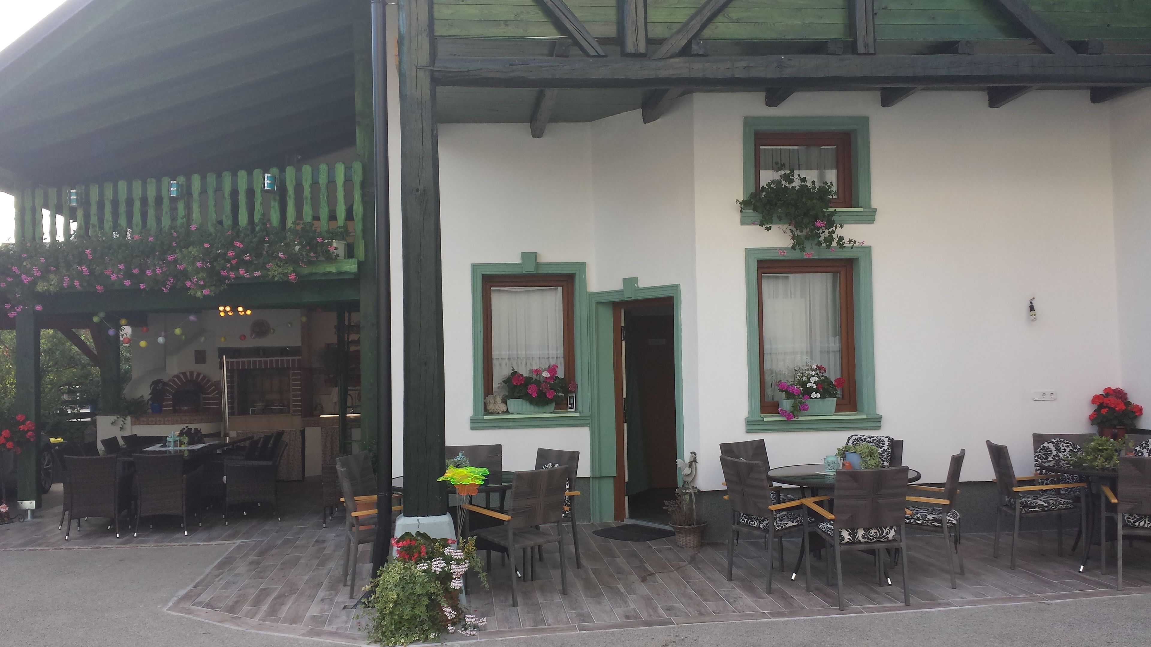 Overnatningsstedets indgangsparti