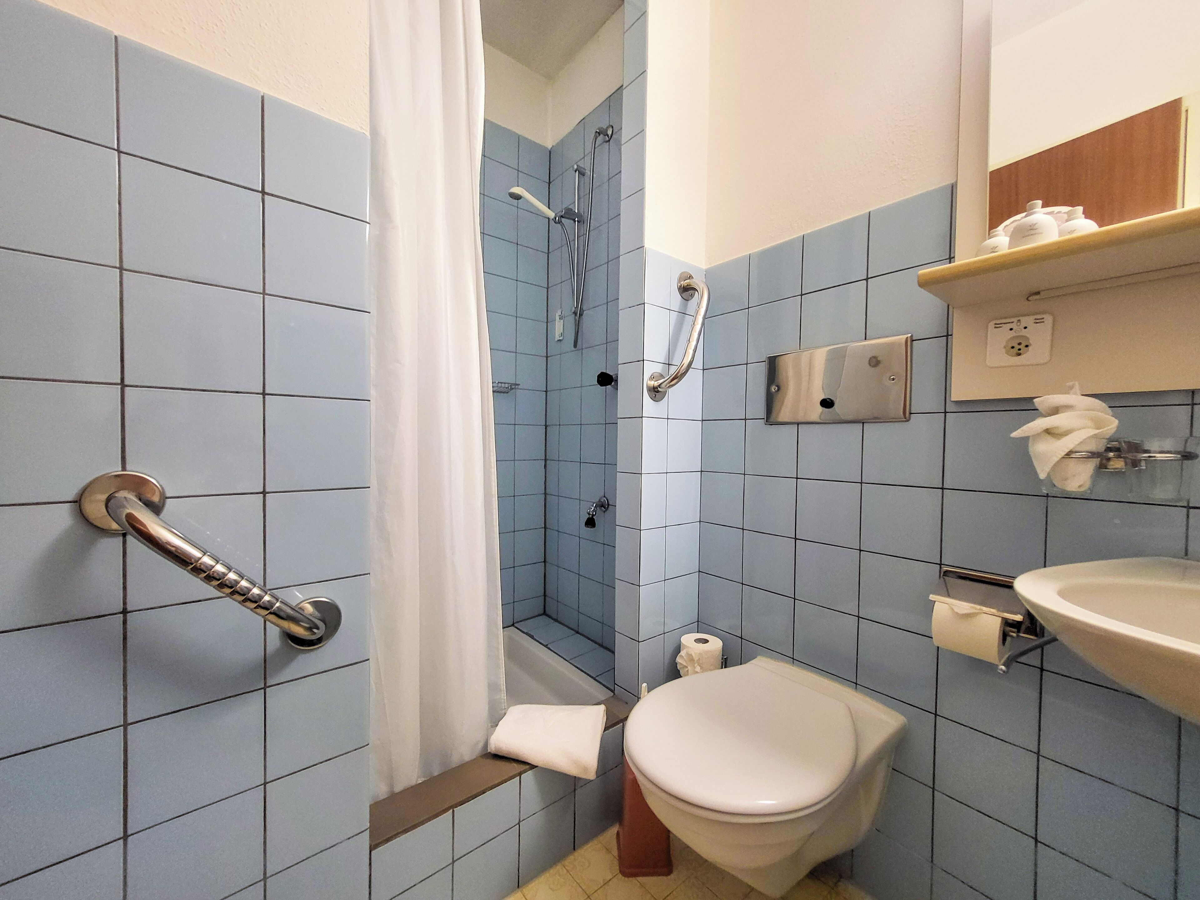 room, 2 single beds | bathroom | shower, hair dryer, bathrobes, towels