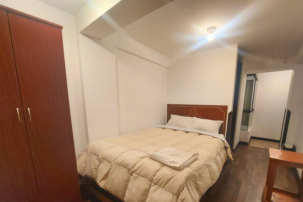 Wifi gratis y ropa de cama