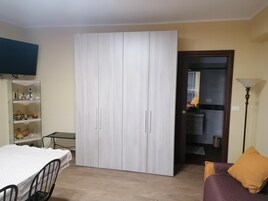 22-inch flat-screen TV with digital channels, TV