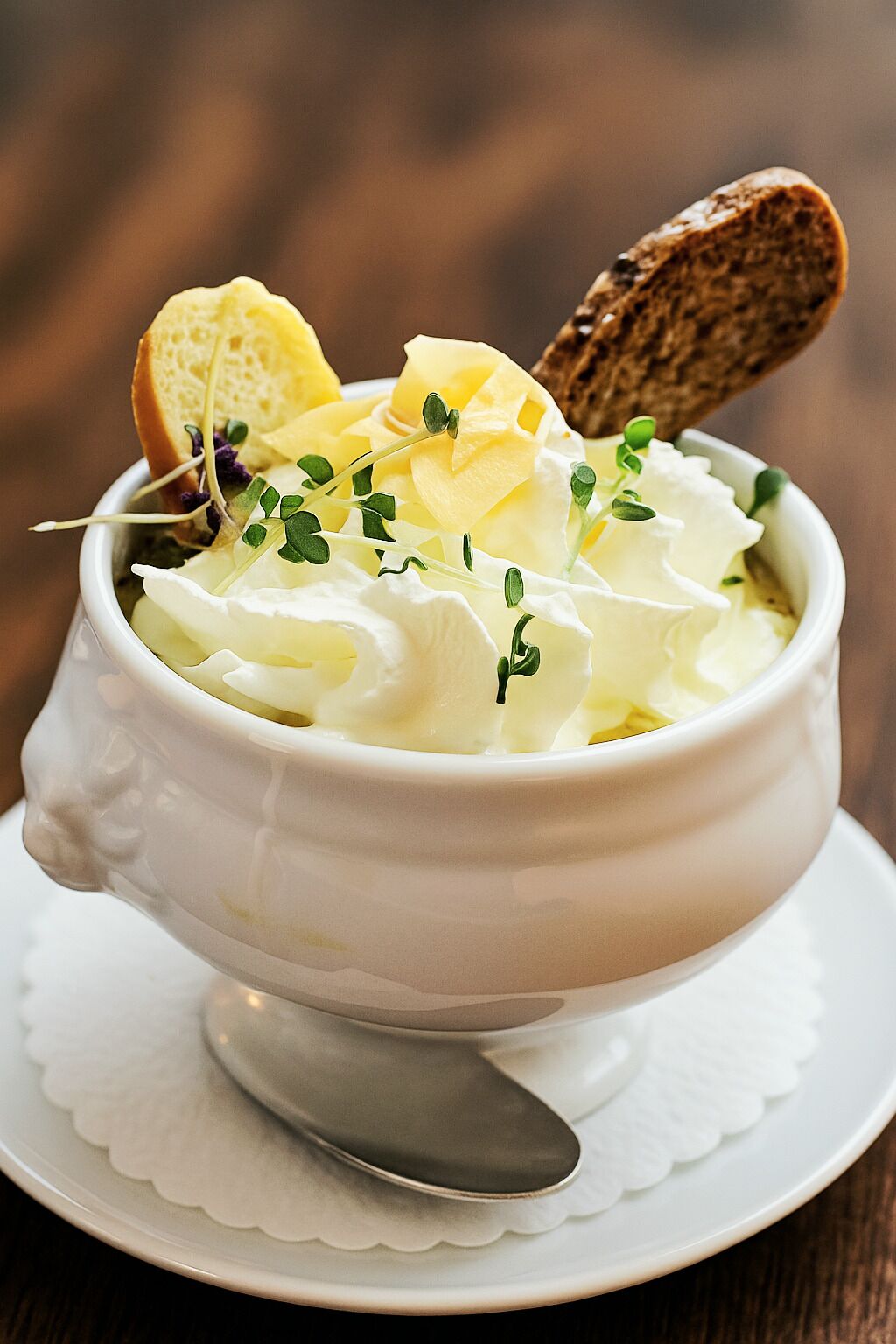 breakfast and dinner served, local cuisine