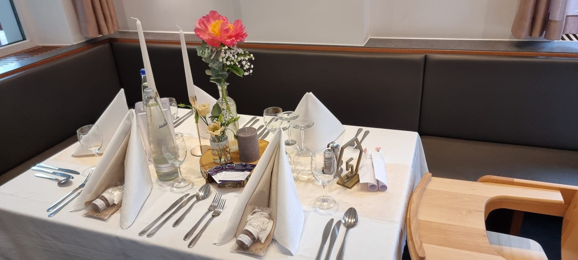 breakfast and dinner served, local cuisine