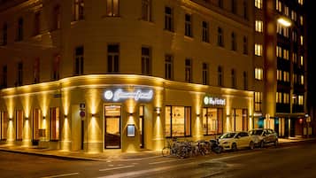 Front of property - evening/night