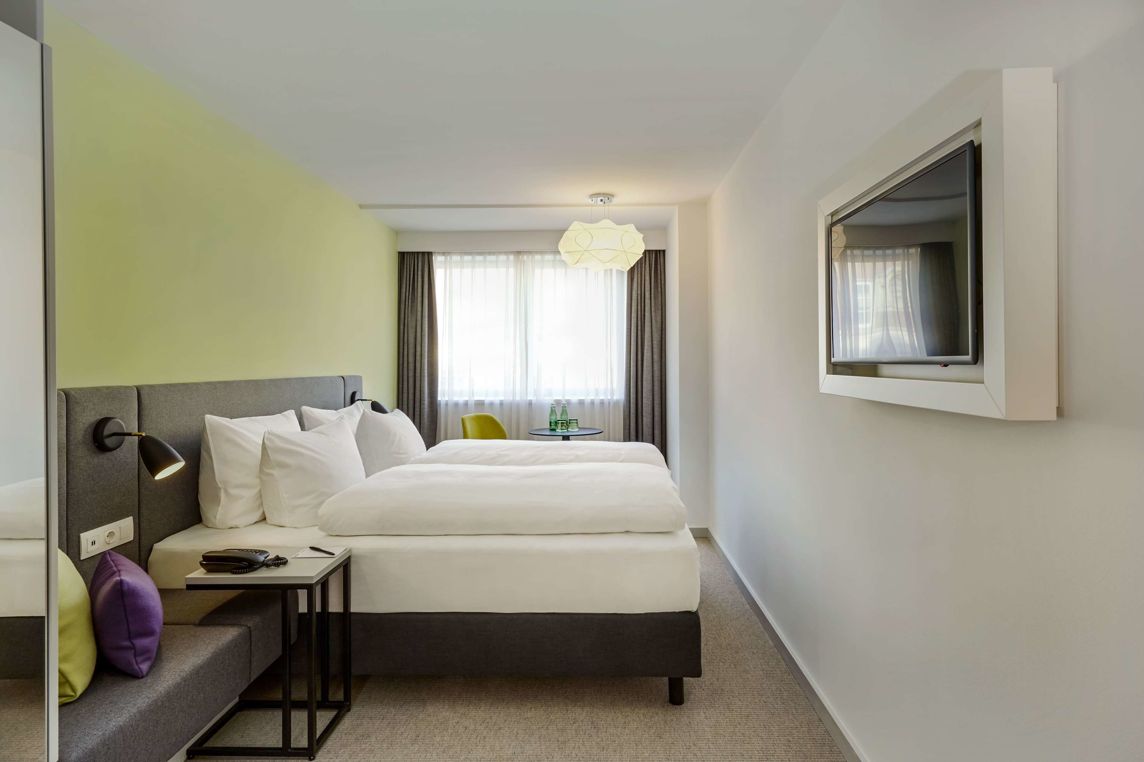 comfort double room | 1 bedroom, in-room safe, soundproofing, iron/ironing board