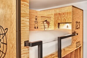 Bed in mixed dormitory with 10 beds | 1 bedroom, in-room safe, soundproofing, iron/ironing board