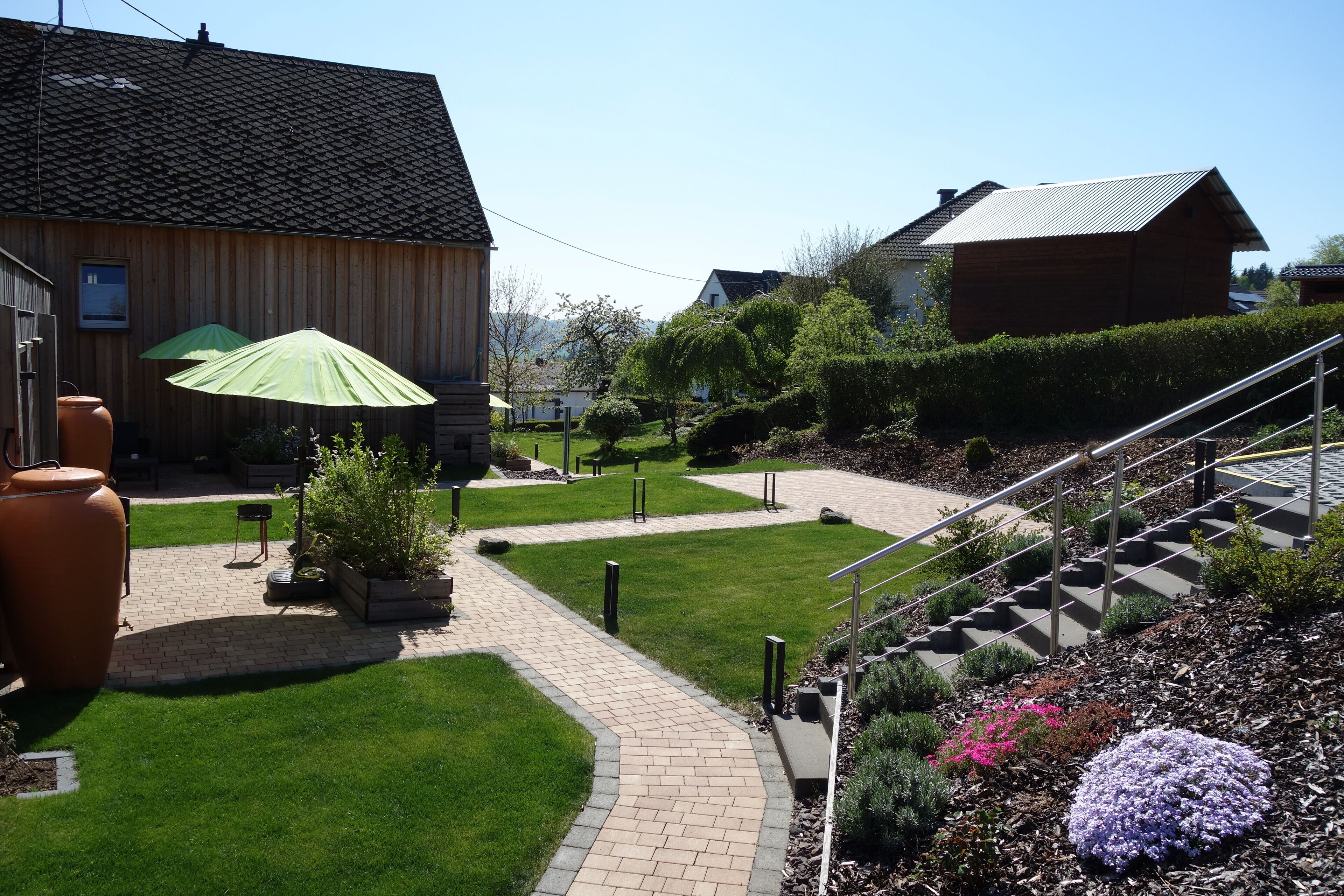 Blick auf den Garten