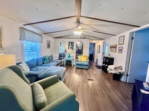 Smart TV, video games, DVD player, books