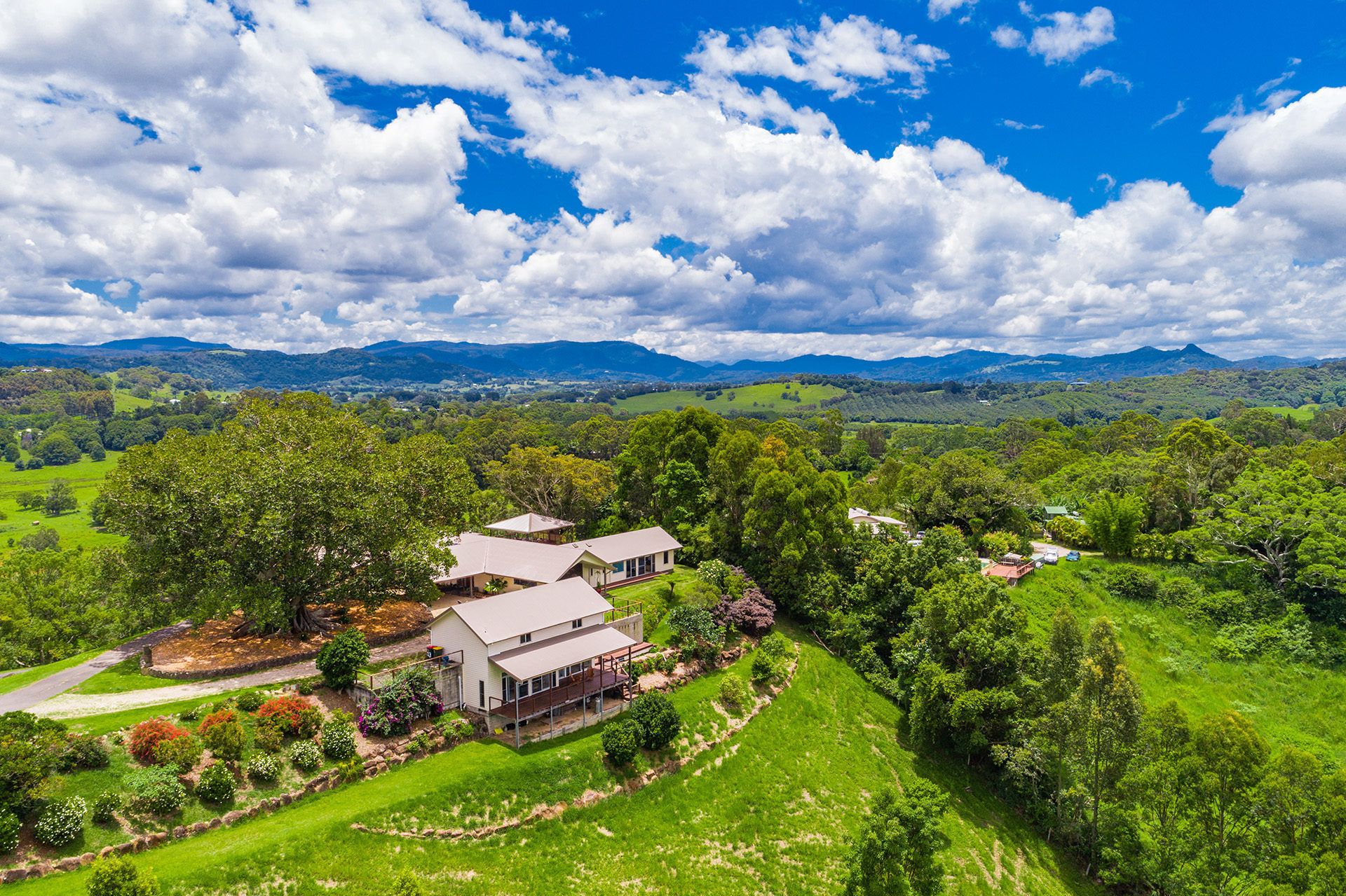 منظر من الجو على ارتفاع عالٍ