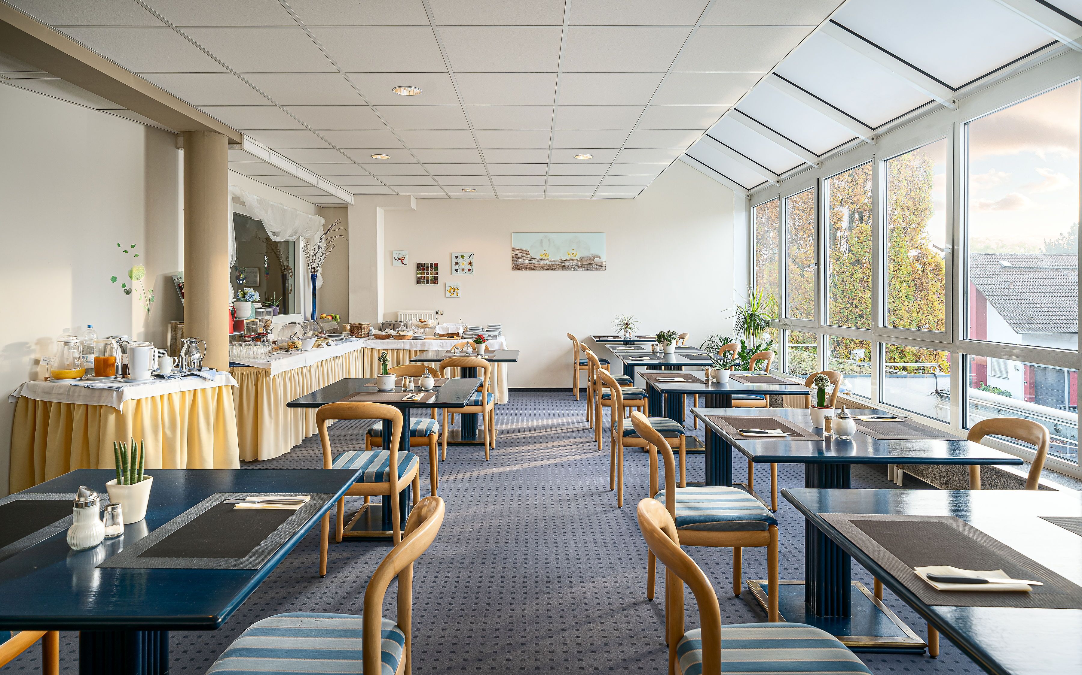 daily buffet breakfast (eur 5 per person)