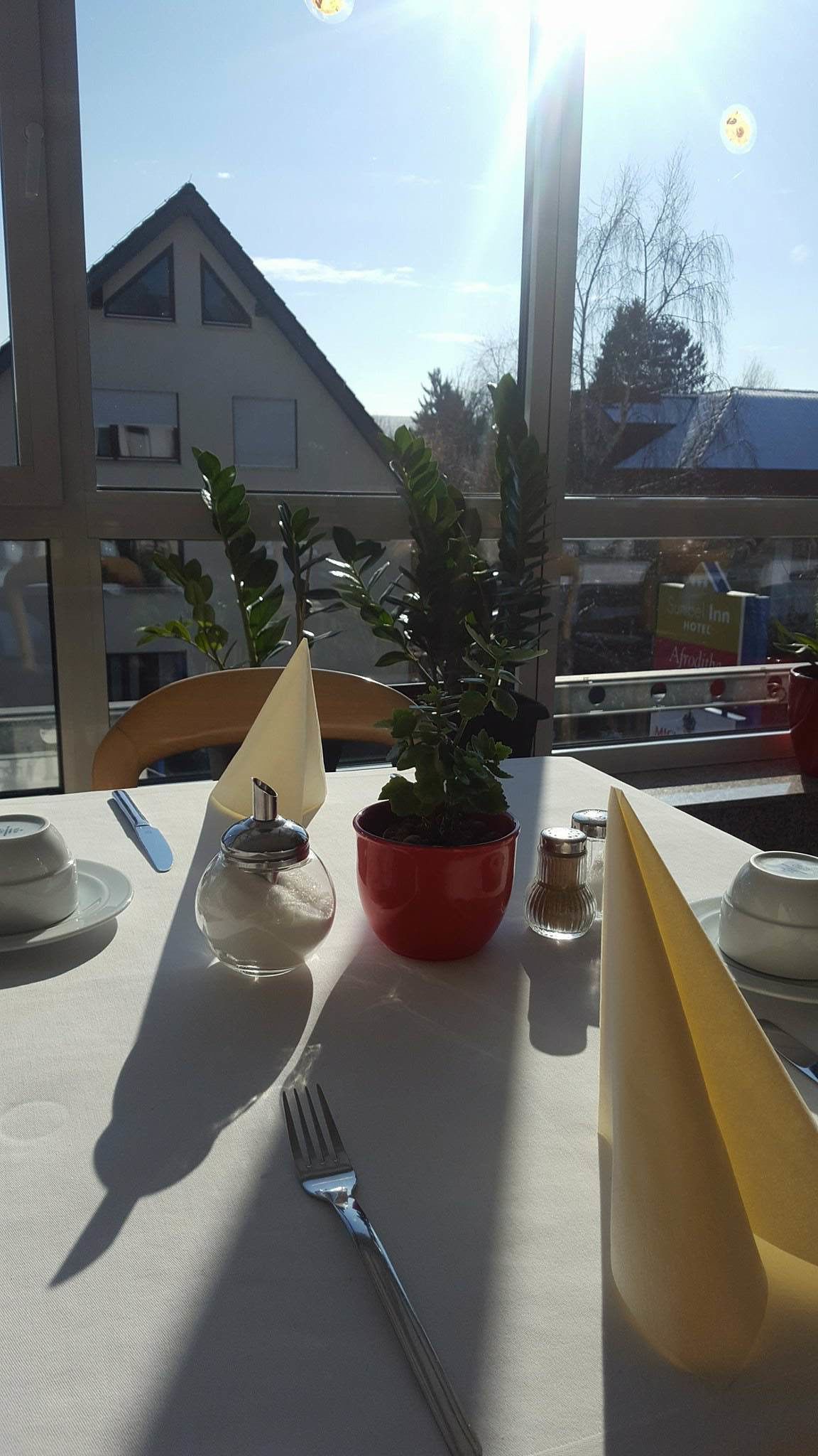 daily buffet breakfast (eur 5 per person)